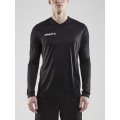 Craft Sport Long Sleeve Shirt (Jersey) Squad Solid - high elasticity, ergonomic design - black Men